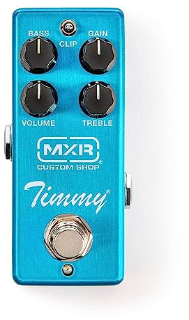 MXR Timmy Overdrive Guitar Effects Pedal (CSP027), Blue