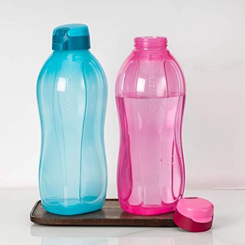 Tupperware Aquasafe Fiptop Eco Lot de 2 bouteilles 2 l