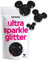 Hemway Ultra Sparkle Glitter - Mickey Mouse | Black Metallic Flake Sequins for Resin & Epoxy Crafts | Craft Supplies for Tumblers, Festival, Hair, Face, Body, Eye & Nail Art Decoration | 50 g