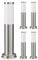 ledscom.de 5 Stück Wegelicht/Pollerleuchte PORU für außen, IP44, 39 cm, edelstahl, 1x E27 max. 40W