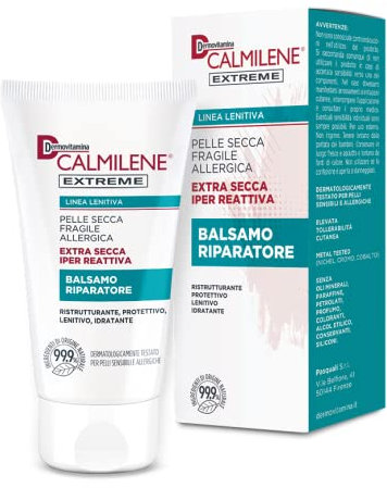 Dermovitamina Calmilene Extreme Balsamo Riparatore 40 ml - Balsamo Riparatore - Crema balsamo Idratante - Balsamo Corpo - Idrata gli arrossamenti - 99,9% di sostanze di origine naturale - 40 ml