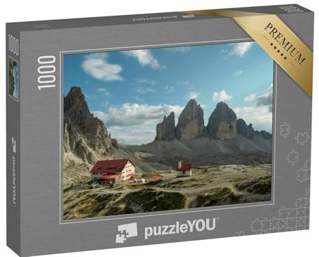 puzzleYOU: Puzzle 1000 Teile „DREI Zinnen, Alpengipfel der Dolomiten“ – aus der Puzzle-Kollektion Berge