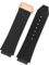KFAA Uhrband für Hublot Big Bang. Silikon 25 * 19mm wasserdichte Männer Watch Strap Kette Uhr Zubehör Gummi Uhr Armbandkette (Color : Striped blackrose, Size : 25-19mm)