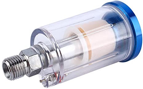Joyzan Filtro Agua Compresor, Aire HVLP Pistola de Trampa Pulverizadora Alimentación Gravedad Imprimación Pintura Automática Regulador Escama Metal Separador Aceite Reductor Presión Comprimido Humedad