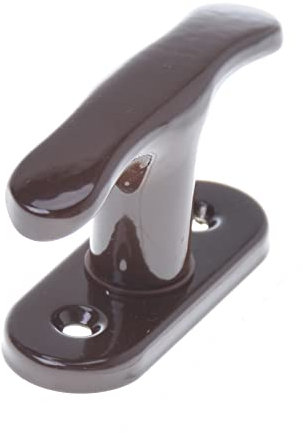 Aqbau® Fenstergriff Metall (Braun) Fensterolive Lackiert Balkontürgriff Metall fenstergriff klein, universal fenstergriffe, Fensterbeschlag