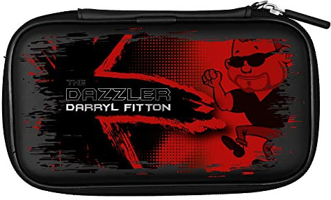 Mission Player Darts EVA Dart Case | Entworfen für Steel & Soft Tip Darts und Zubehör | Darryl Fitton (W570)