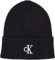 Calvin Klein Jeans Damen Strickmütze Beanie Wintermütze, Schwarz (Black), Onesize