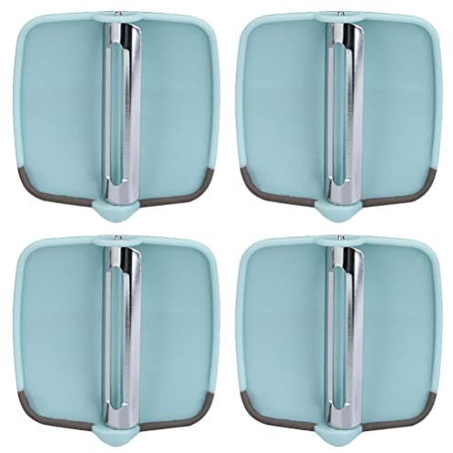 Kichvoe Vegetable Peeler 4pcs Finger Grips Peeler Palm Peeler Finger Potato Peeler Hand Vegetable Peeling Tool for Cucumbers Carrots Potatoes Apples Kitchen Veggie Potato Peelers, 14P348F8JQXCXK615J