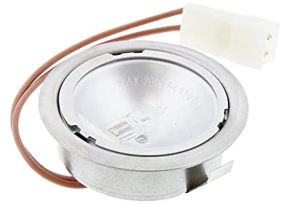 sparefixd Lampe halogène et lentille pour hotte Glem