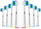 REDTRON Aufsteckbürsten für Oral B, Elektrische Ersatzbürstenköpfe für Precision Clean, Zahnbürstenköpfe kompatibel mit Pro1000 Pro3000 Pro5000 Pro7000 und mehr (8er-Pack)