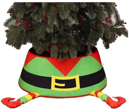 Luxylei Weihnachtsbaum-Kragen, Weihnachtsbaum-, Ständer, Basis, Weihnachtsdekoration, Weihnachtsbaum-Abdeckung, Festliche Dekoration
