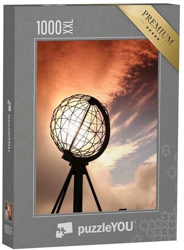 Puzzle 1000 Teile XXL „Der Globus am Nordkap in Norwegen“ – aus der Puzzle-Kollektion Nordkap