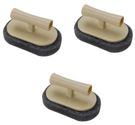 SOLUSTRE 3 Piezas Estropajo Limpieza baño Limpieza Cepillo Limpieza Estropajo Cocina Almohadilla Limpieza Cocina Almohadilla para Lavar Platos Limpio Esponja