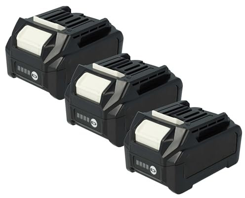 vhbw 3X Batterie Remplacement pour Makita BL4080F, BL4050F pour Outil électrique (3000 mAh, Li-ION, 40 V)