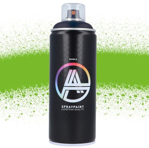 Double A Spraypaint Sprühdose 400ml Sprühfarbe Acryllack Sprühlack matt hochdeckend DIY Kunststoff Metall Möbel Deko (DA-168 Made Fresh Green)