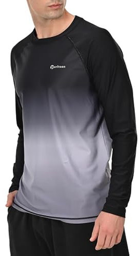 QAYMZUMD Men's Sun Protection Shirts UV UPF 50+ Long Sleeve Rash Guard Long Sleeve Sun UV Protection Beach Shirts Quick Dry Fishing T-Shirt-huisejianbian-XXL