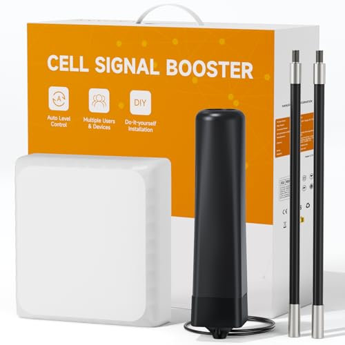 ANYCALL Amplificador Señal Movil para Autocaravanas, Camiones | Amplifica 4G LTE, 3G, gsm en Las Bandas 1, 3, 7, 8 y 20 | Amplificador de Cobertura Movil para Movistar, Orange, Vodafone, Yoigo