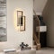 DELIPOP LED Wandleuchte Innen Modern, 28W 3275LM Wandlampe Innen LED Warmweiß 3000K, Schwarz Quadrat Wandbeleuchtung für Wohnzimmer Schlafzimmer Flur Korridor Treppe