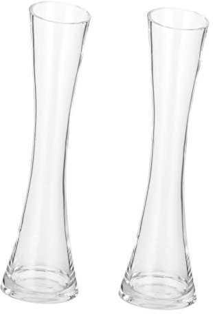 RORPOIR Vase Verre Transparent Décoratif pour Surface Design Unique Créatif Ornement Moderne pour Fleurs Séchées Ou Fraîches Décoration Maison Et Événementielle