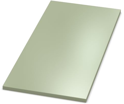 AUPROTEC Plateau de table 19 mm Vert avocat 800 mm x 400 mm Panneau de bois revêtu de résine mélaminée panneau de particules avec bord ABS de 2 mm Sélection : 80 x 40 cm