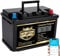 PUPVWMHB LiFePO4 12V 100AH Autobatterie Bluetooth 100A BMS über 5000 Mal Tiefzyklus Lithium Akku 1280W Abschaltschutz bei Niedriger Temperatur für Wohnmobil, Camping, Boot, Solare Heimanlagen