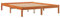 HETFTJN Single Bed/Ehebett Einzelbetten/Doppelbett Bettgestell Outdoor Bett - Massivholzbett Wachsbraun 160x200 cm Kiefer für Schlafsaal Schlafzimmer Gästezimmer Hotel