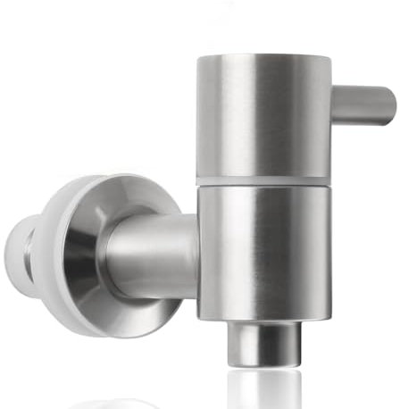 Chstarina Robinet de Rechange pour Distributeur de Boisson,16mm Robinet de Tonneau en Acier Inoxydable,Robinet de Remplacement pour Distributeur, Robinet Distributeur de Boisson Pour Eau Vin Bière Jus