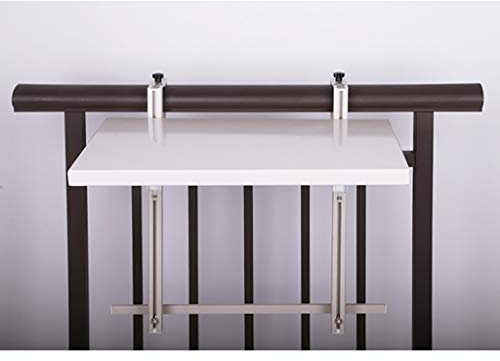 Klappbarer Balkonhängetisch für Gärten / Terrassen, verstellbares Geländer, Bartheke für tragbare Grills, Lebensmittel, Getränke und Dekorationen