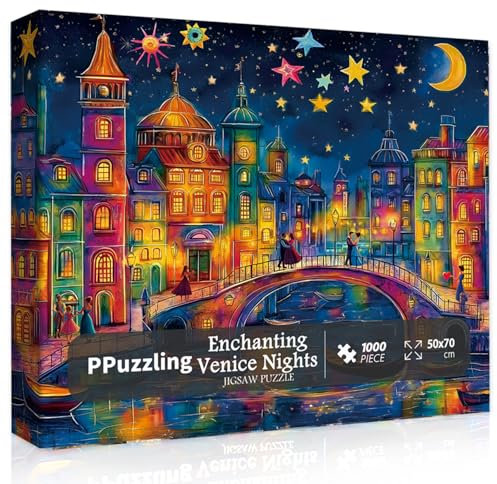 Enchanting Venice Nights 1000 Pieces Jigsaw Puzzle