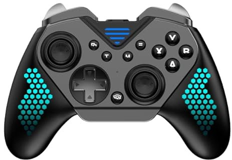 NYXI Flexi Wireless PC Controller - Hall Effect Sensing Joystick, Hall Analong Triggers, Interchangeable D-pad&Left Joystick, Adjustable Turbo/Vibration, Mppable Back Buttons for PC/Switch/iOS/Android