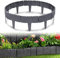 Froadp 40 Stück Rasenkante Kunststoff, 10m T-Formig Beetumrandung Mähkante, 25x23cm Steinoptik Palisade Beeteinfassung Garten Dekorativ für Obstgärten Wege Beete