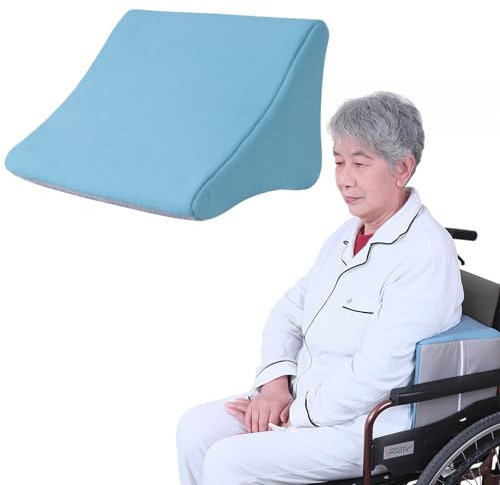 VexNook Soporte lateral ergonómico para silla de ruedas – Cushioned Back Support Wedge for Individuals Unable to Sit Upright in Wheelchairs, designed for Enhanced Postural Control and Comfort
