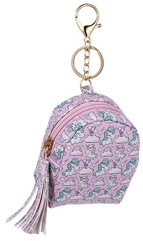 Beaupretty Kinder Kleiner Geldbörse Aus Glattem Material Mit Süßem Cartoon Einhorn Motiv Leichte Aufbewahrungstasche Für Kleingeld Und Schlüssel Handliches Zubehör Für Mädchen