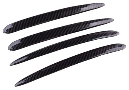 Left Side Exterior Door Handle for BMW 5 Series G30 G38 X3 G01 X4 G02 X5 G05 2019 4Pcs Car Door Handle Decoration Cover Stickers ABS Carbon Fiber Style