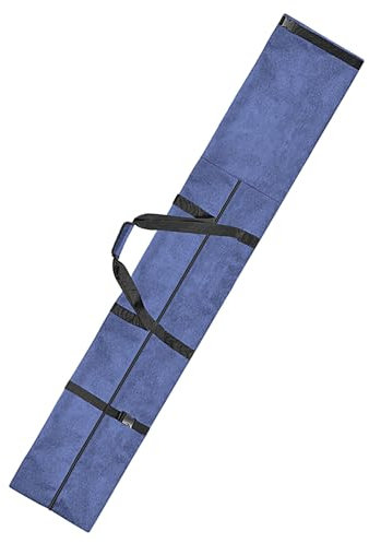 Skitasche – Länge verstellbar Travel Ski Travel | Skitasche für Flugreisen | Große Tasche zum Transport von Regenmänteln, Schneeschuhbooten, Fit bis 200 cm, Stiefel bis Größe 1