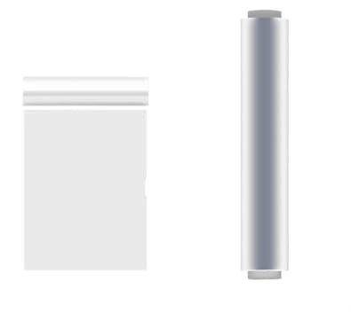 Frischhaltefolie für die Mikrowelle, transparenter Kunststoff, Lebensmittelverpackung, Küchenaufbewahrungsfolie, hält Lebensmittel frisch, 30 cm x 100 m (Saranfolie)