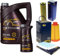 Filter Set Inspektionspaket 6 Liter Motoröl Extreme 5W-40 API SN/CF SCT Germany Innenraumfilter Luftfilter Ölfilter