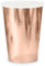 Einweg Rosegold Papierbecher 220ml Trinkbecher 24 Stück