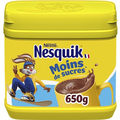 Nesquik - Chocolat en Poudre Moins de Sucres - 650g