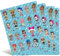 Unique Party Supplies 23799 Stickerbögen- LOL Surprise Party-4er Pack, Multicolour