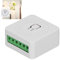 Jenngaoo Mini WiFi Smart Light Switch, LED Household Concealed Dimmer Switch Module Smart Life/Tuya App Wireless Remote Control, 1/2 Way