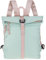 New Rebels Rucksack Damen Tim Fashion small Damenrucksack Mini Handtasche Plane + Schlüsseletui (Mint 67)