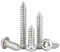 Qrity 50 Pièces M3x16mm Vis Autotaraudeuse, Vis à Tête Cylindrique Torx, vis Autoperceuses à Tête Ronde en Acier Inoxydable