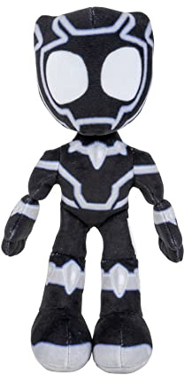 Marvel's Spidey and His Amazing Friends – 20,3 cm (8 Zoll) Plüschtier, Schwarz, Panther, Spielzeug für Kinder ab 3 Jahren – Spielzeug mit Ihren Freundlichen Nachbarn