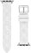 GUESS Damen-Smartwatch-Armband, kompatibel mit Apple Watch (38 mm - 40 mm), Weiß/geprägt, Modern