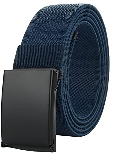 Drizzte Gürtel Herren Arbeitsgürtel Elastischer Stretchgürtel Übergröße Blau 130cm