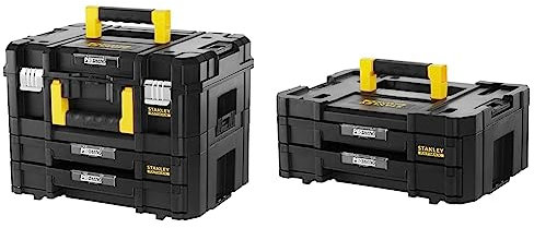 Stanley FatMax Pro-Stack Werkzeugkoffer Combo & FatMax Werkzeugkoffer/Werkzeugkasten TSTAK VI, 8L Fassungsvermögen