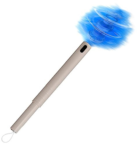 COOBAA plumero eléctrico,Plumero eléctrico recargable de 360 ° | Aspirador a pilas con botón táctil para muebles, ventilador de techo, pared
