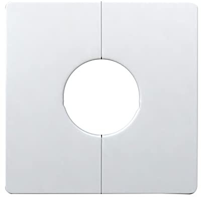 Quadratische Rosettenplatte für Wasserrohre, Wandabdeckungen, Bohrlochplatte, Dekoration für Drähte, Armaturen, Rohre, Wand, geteilter Flansch, Rohrabdeckung