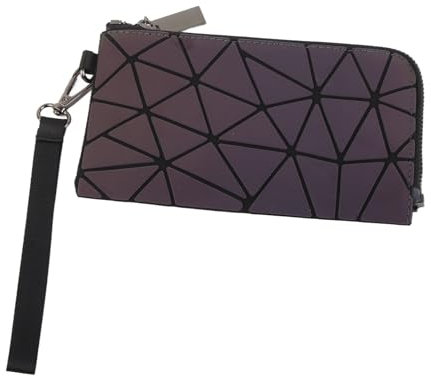 Geometrische Leuchtende Geldbörse, Holografisch Reflektierende Handtasche Frauen, (Sortierte Farbe)